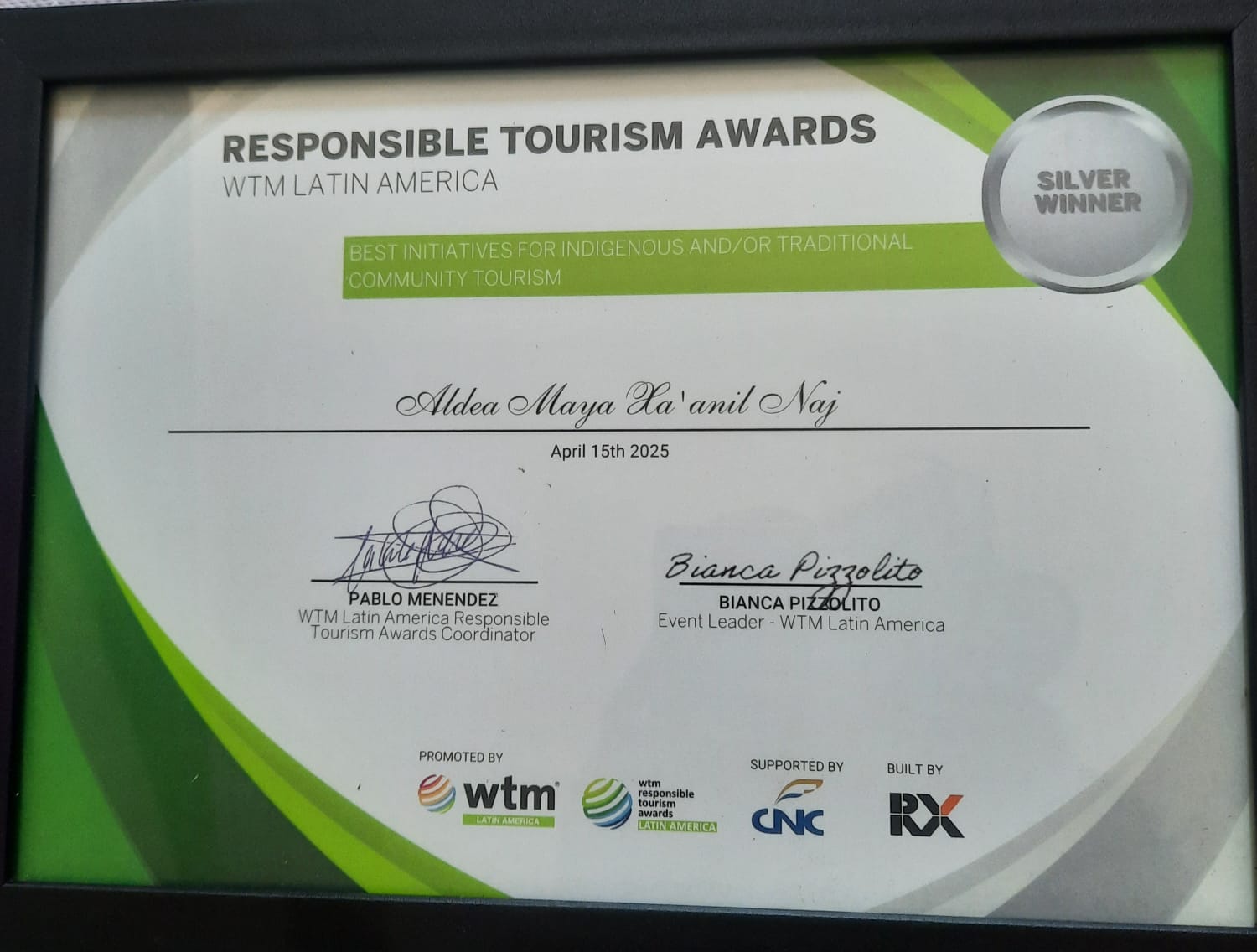 WTM Latin America - Silver Award